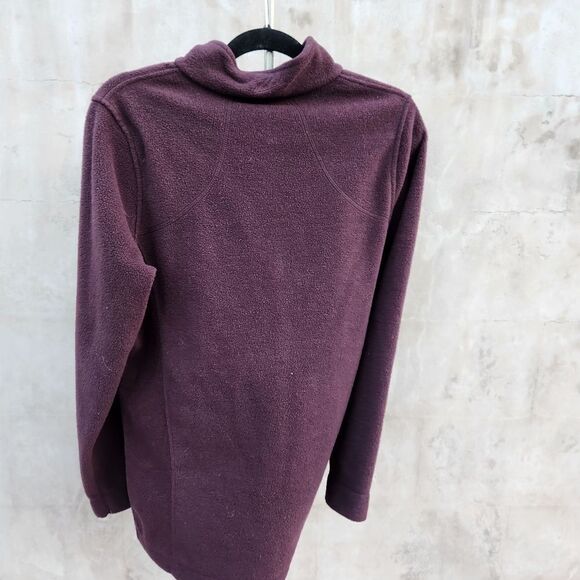 Woolrich maroon full zip fleece - Picture 3 of 5